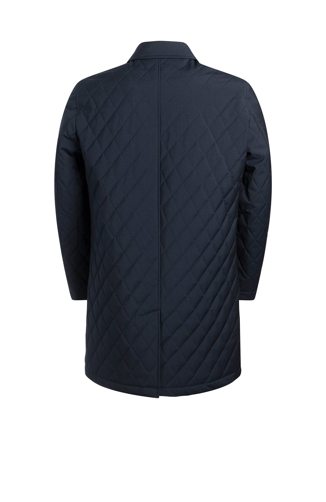 Mansfield navy wool car coat 36 inch length