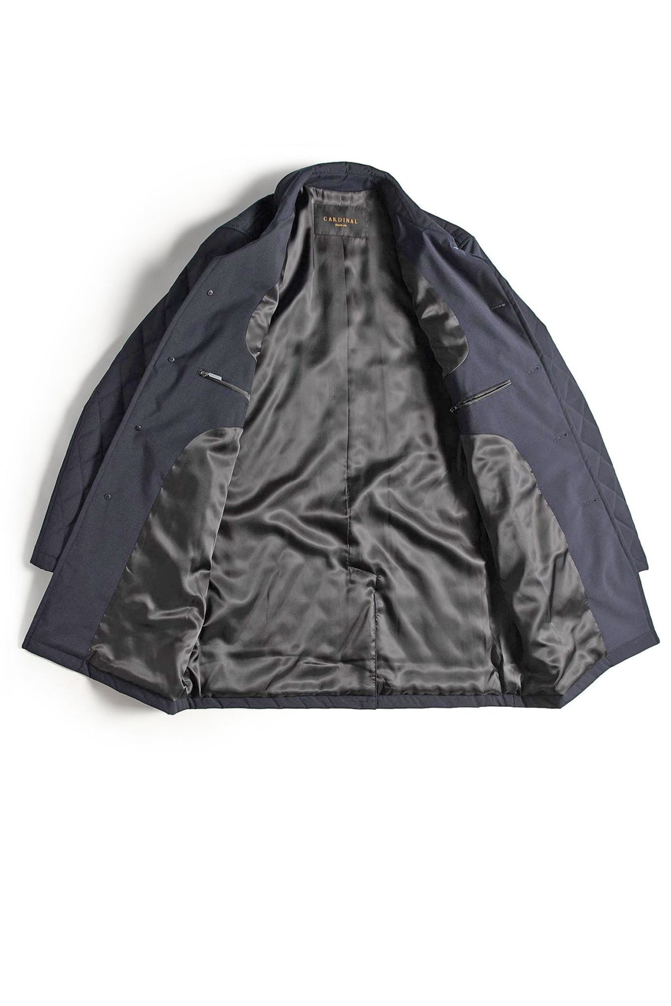 MANSFIELD NAVY WOOL CAR COAT - Cardinal of Canada - US - MANSFIELD NAVY WOOL CAR COAT