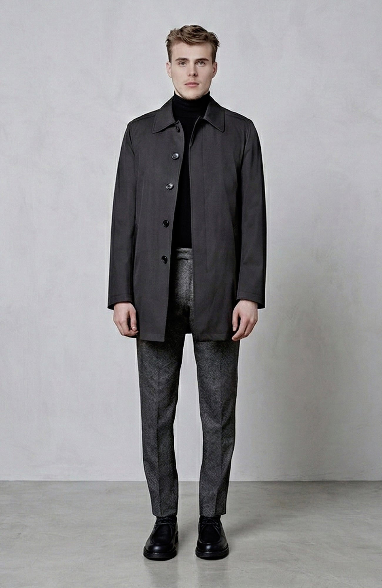 McCord Black Raincoat
