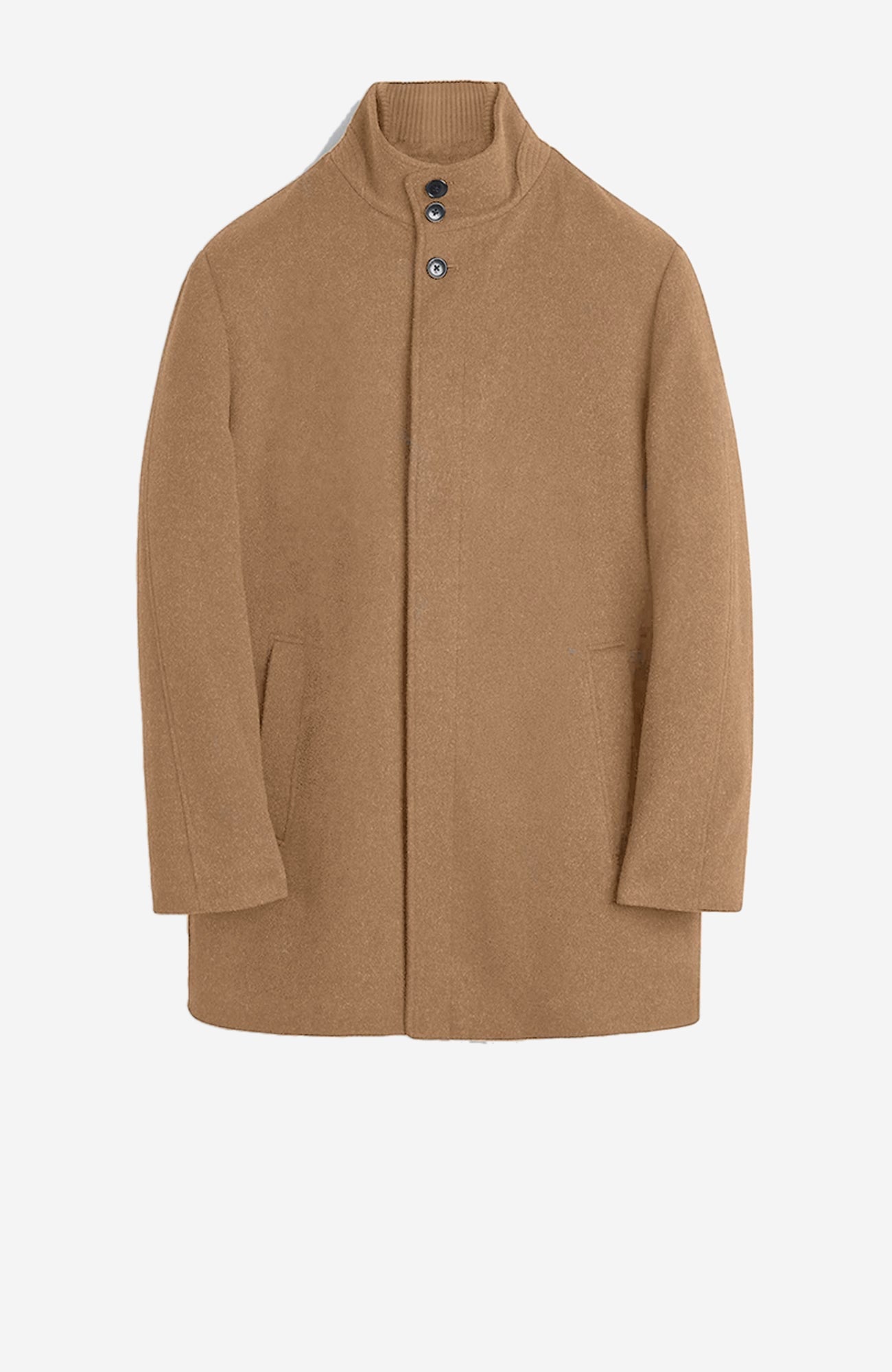 Mont - Royal Wool & Cashmere Car Coat In Vicuna - MENS - Cardinal of Canada - US - Mont - Royal Wool & Cashmere Car Coat In Vicuna