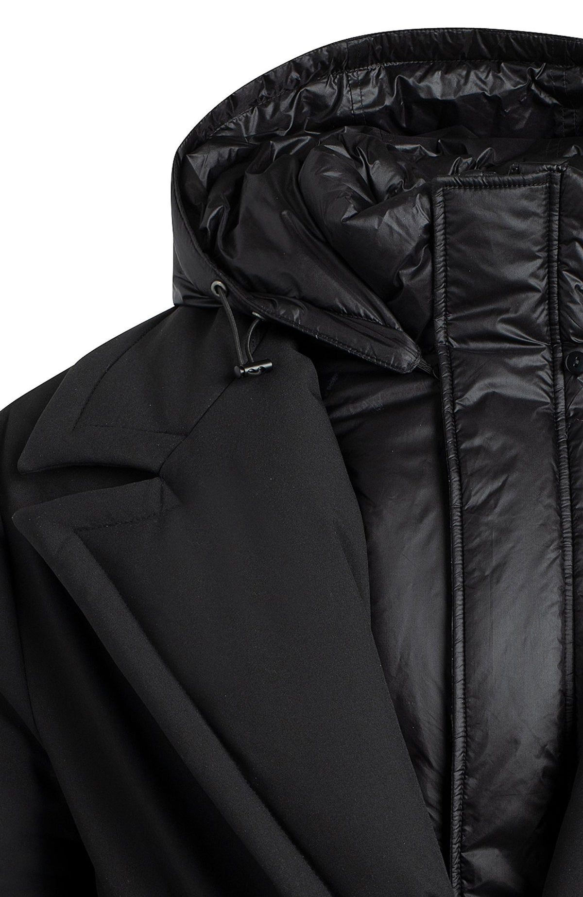 TYLER BLACK TRENCH COAT WITH PRIMALOFT - MENS - Cardinal of Canada-US-TYLER BLACK TRENCH COAT WITH PRIMALOFT - Cardinal of Canada-US-42 inch length