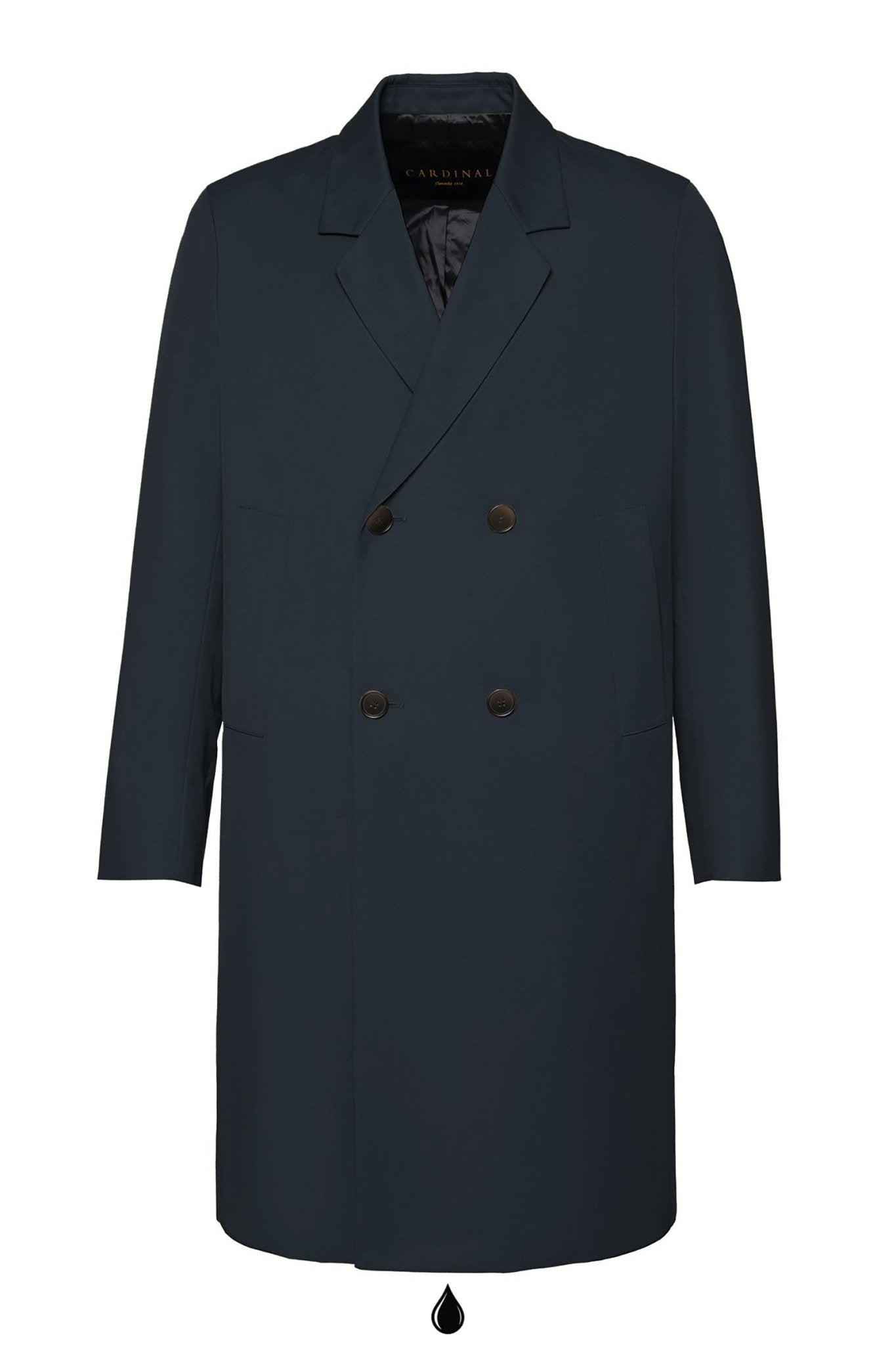 LIMITED EDITION: SCOTTSDALE DOUBLE BREAST RELAXED TOPCOAT - Cardinal of Canada-US-LIMITED EDITION: SCOTTSDALE DOUBLE BREAST RELAXED NAVY TOPCOAT