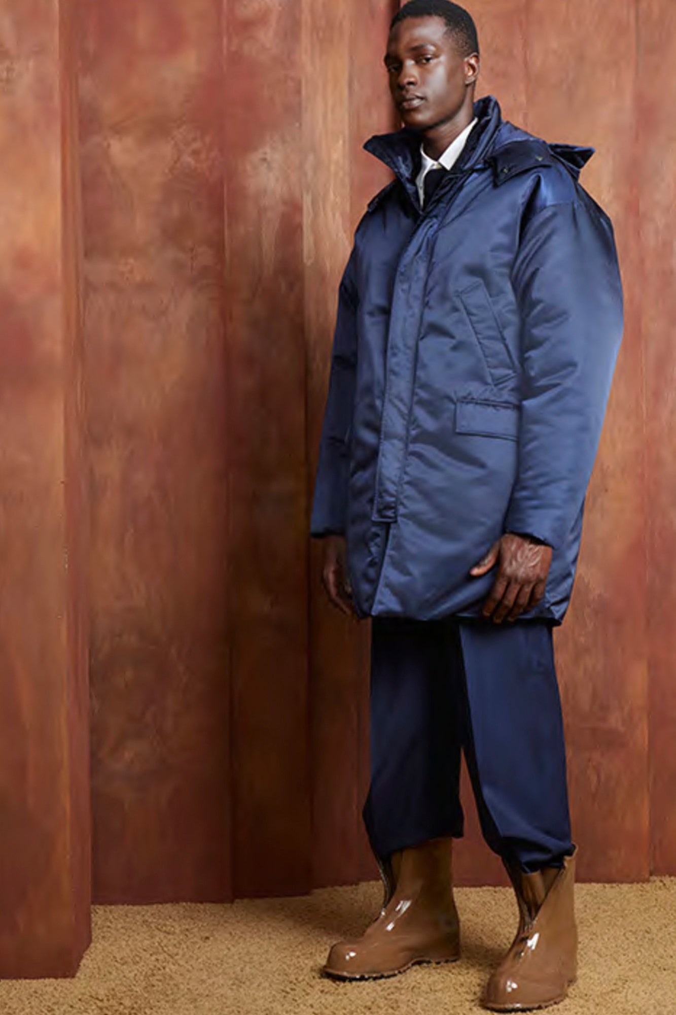 LIMITED EDITION: TRAVIS NAVY PUFFER COAT - Cardinal of Canada-US-travis navy puffer coat length 38