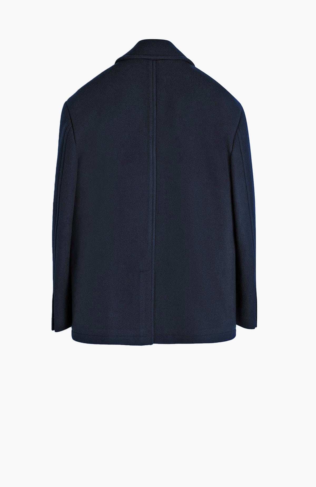 Carrara Navy Wool & Cashmere Peacoat - MENS - Cardinal of Canada-US-Carrara Navy Wool & Cashmere Peacoat