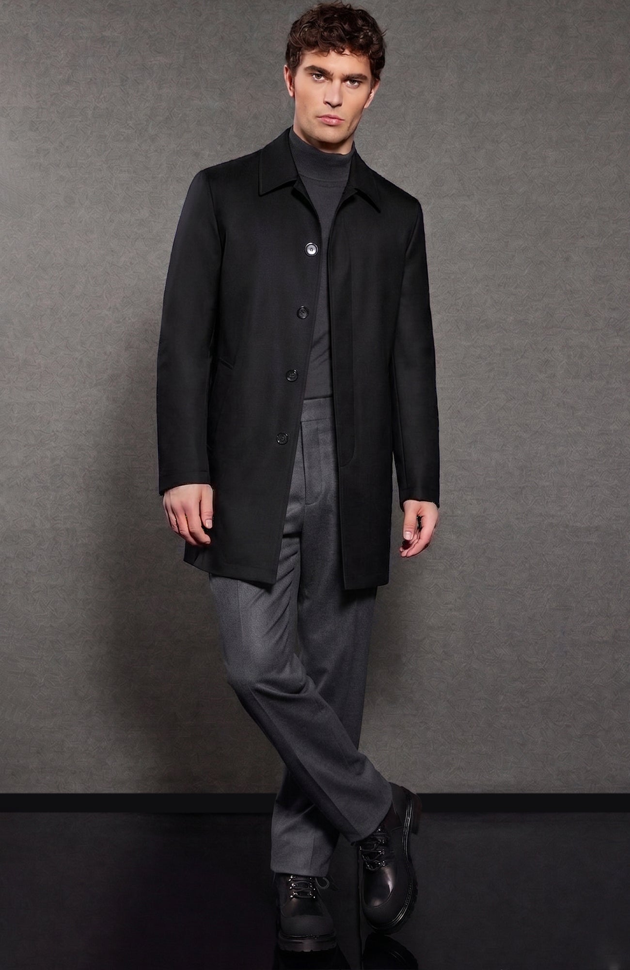 McCord Black Raincoat - MENS - Cardinal of Canada-US-McCord Black Raincoat