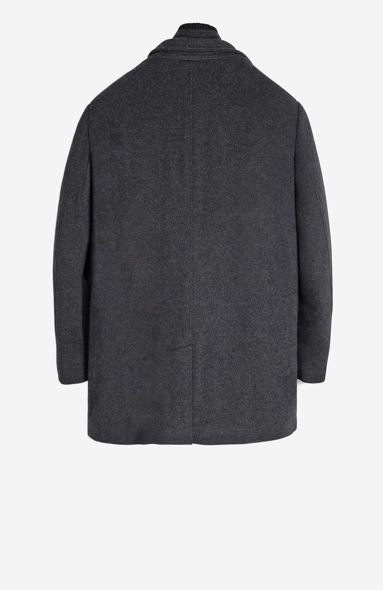 Mont - Royal Charcoal Wool & Cashmere Car Coat - Cardinal of Canada - US - Mont - Royal Charcoal Wool & Cashmere Car Coat