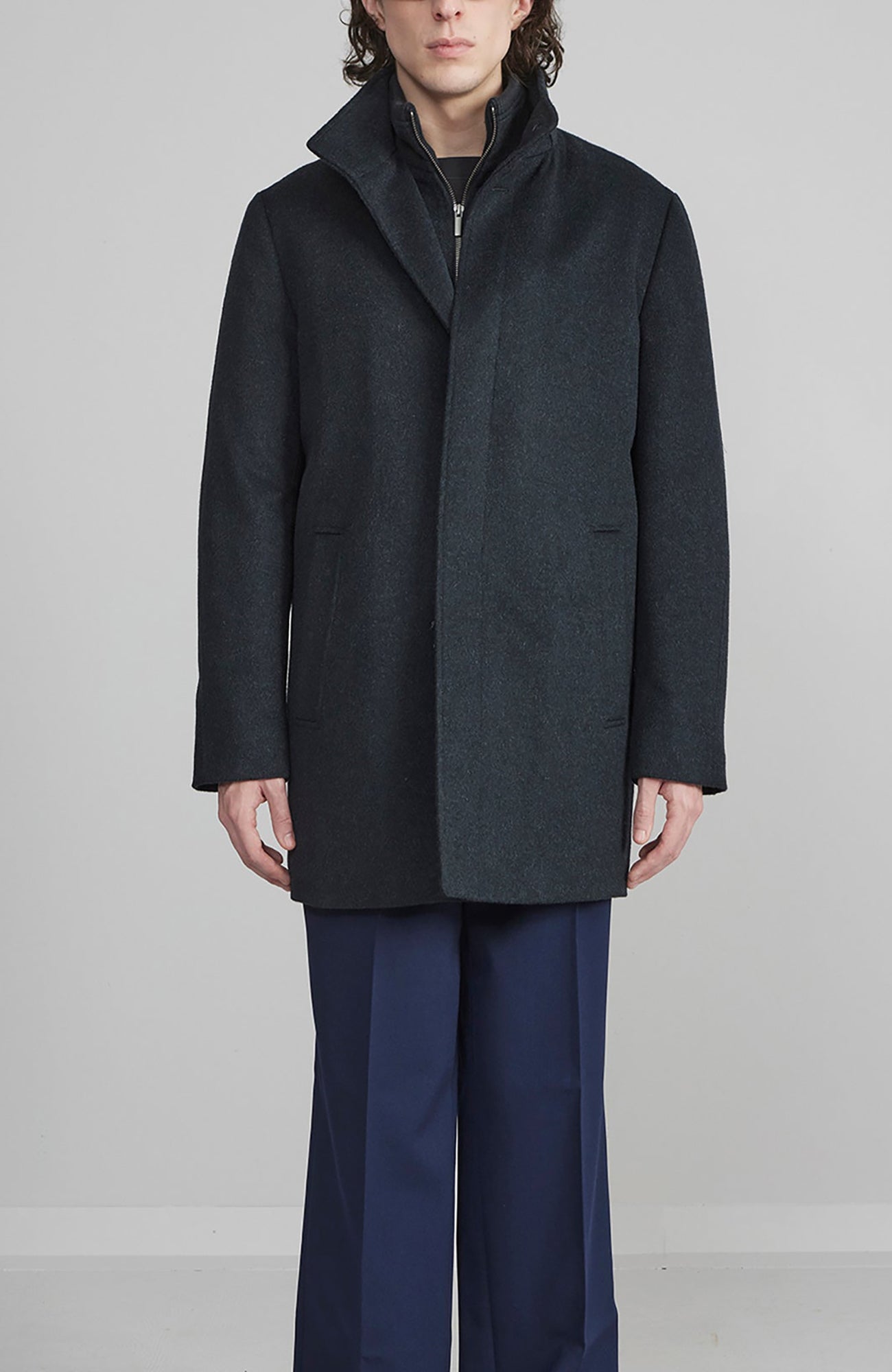 MONT - ROYAL CHARCOAL WOOL & CASHMERE CAR COAT - Cardinal of Canada - US - MONT - ROYAL CHARCOAL WOOL & CASHMERE CAR COAT