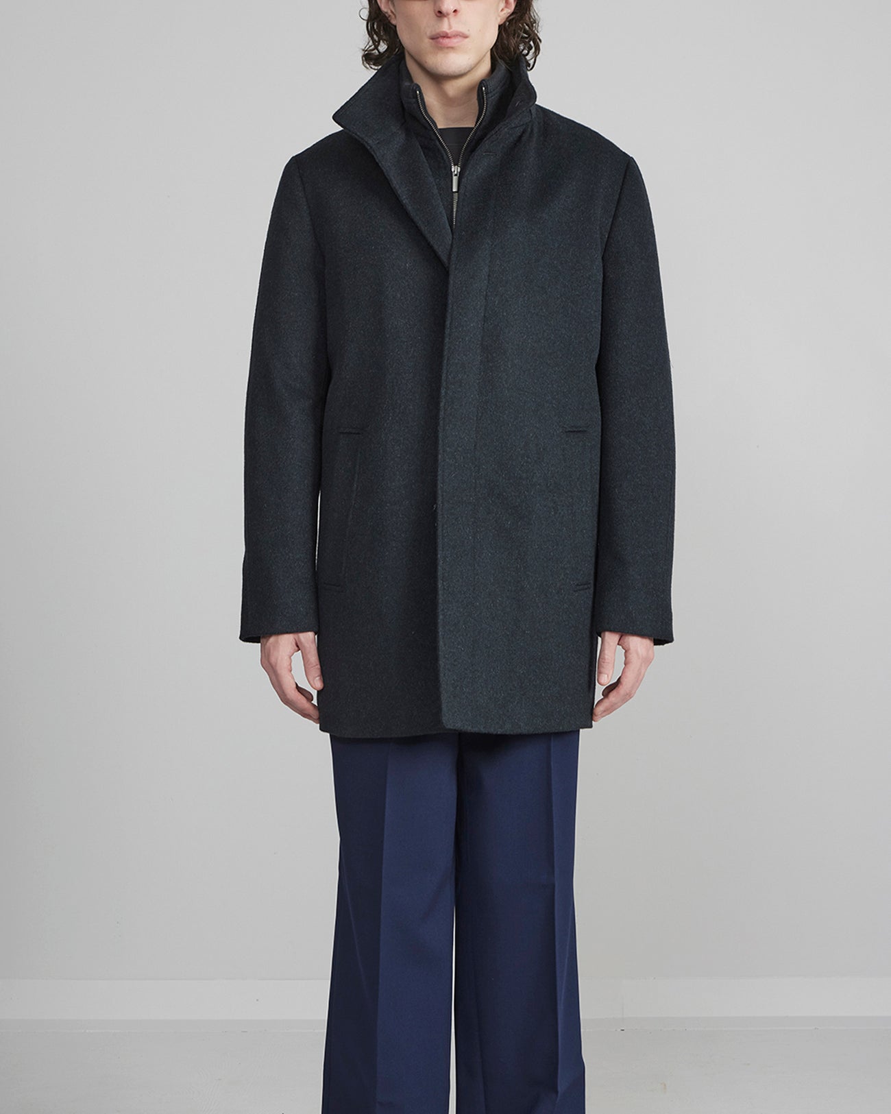 MONT - ROYAL CHARCOAL WOOL & CASHMERE CAR COAT - Cardinal of Canada - US - MONT - ROYAL CHARCOAL WOOL & CASHMERE CAR COAT