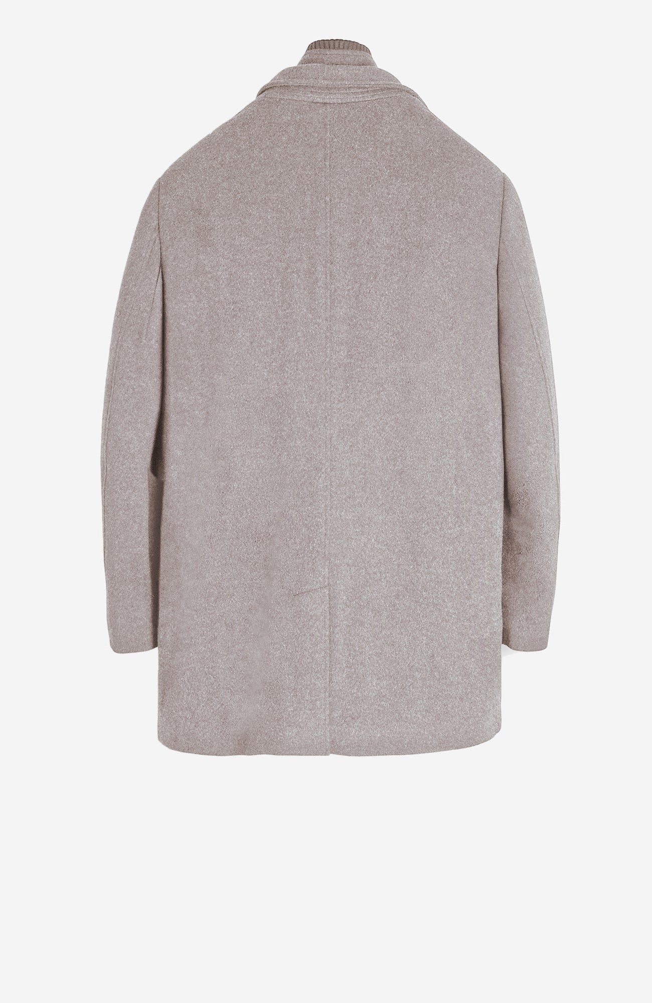 Mont-Royal Taupe Wool & Cashmere Car Coat - MENS - Cardinal of Canada-US-Mont-Royal Taupe Wool & Cashmere Car Coat
