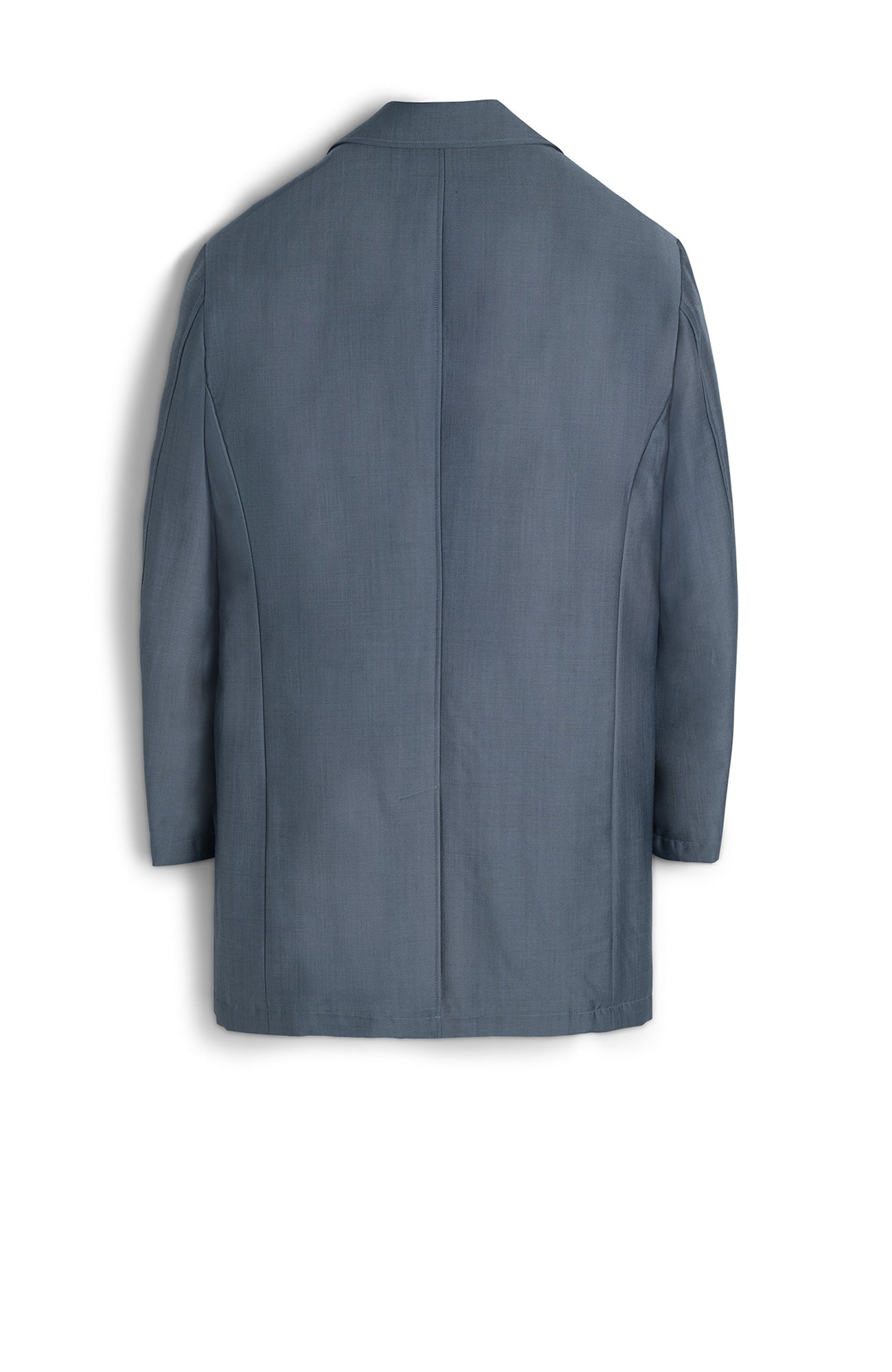 ONIX STEEL BLUE WOOL & MOHAIR TOPCOAT - MENS - Cardinal of Canada - US - ONIX STEEL BLUE WOOL & MOHAIR TOPCOAT 35 inch length