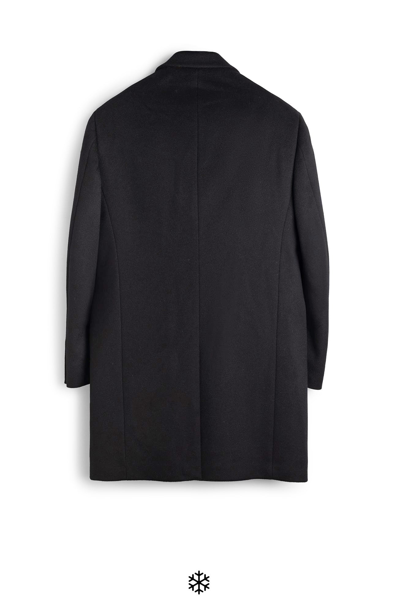 SUTTON BLACK WOOL OVERCOAT - MENS - Cardinal of Canada - US - SUTTON BLACK WOOL OVERCOAT