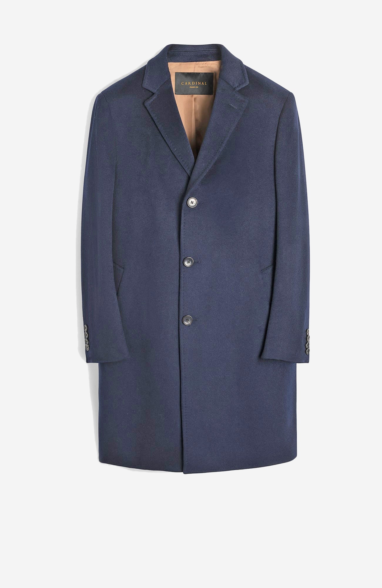The St. Pierre Navy Cashmere Topcoat - Cardinal of Canada - US - The St. Pierre Navy Cashmere Topcoat