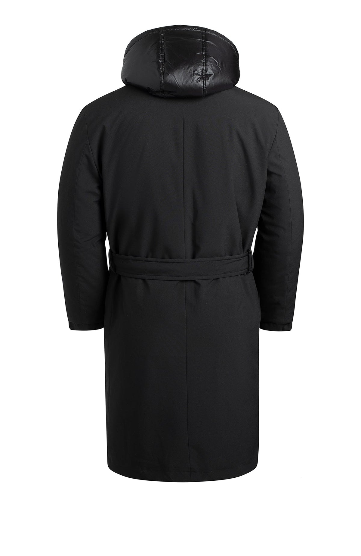TYLER BLACK TRENCH COAT WITH PRIMALOFT - MENS - Cardinal of Canada-US-TYLER BLACK TRENCH COAT WITH PRIMALOFT - Cardinal of Canada-US-42 inch length