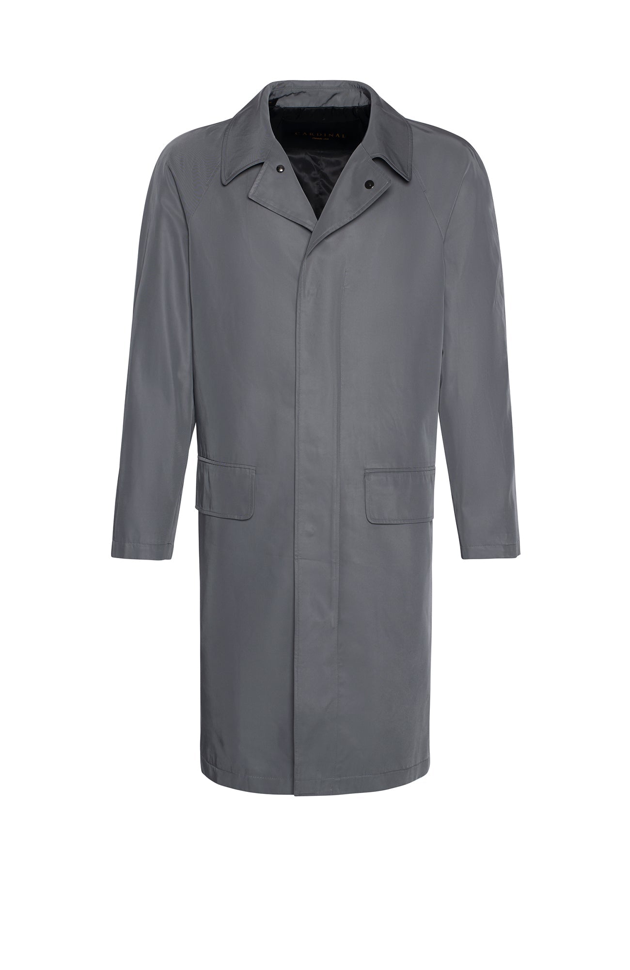 LIMITED EDITION: COLE GREY BELTED RAINCOAT - MENS - Cardinal of Canada-US-LIMITED EDITION: COLE GREY BELTED RAINCOAT 41 INCH LENGTH