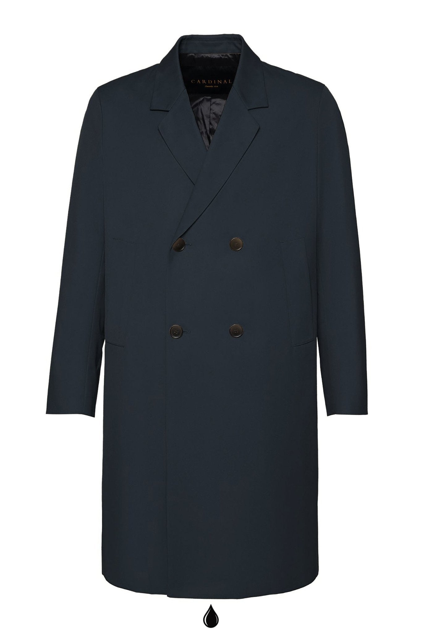 LIMITED EDITION: SCOTTSDALE DOUBLE BREAST RELAXED TOPCOAT - Cardinal of Canada-US-LIMITED EDITION: SCOTTSDALE DOUBLE BREAST RELAXED NAVY TOPCOAT